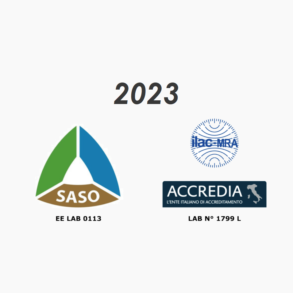 Logo SASO and ACCREDIA