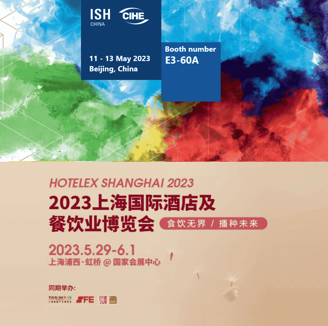 ISH China and Hotelex 2023 invitation